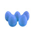 Plastic Container Egg Shape 5pack - Blue