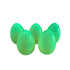 Plastic Container Egg Shape 5pack - Green
