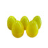 Plastic Container Egg Shape 5pack - Yellow
