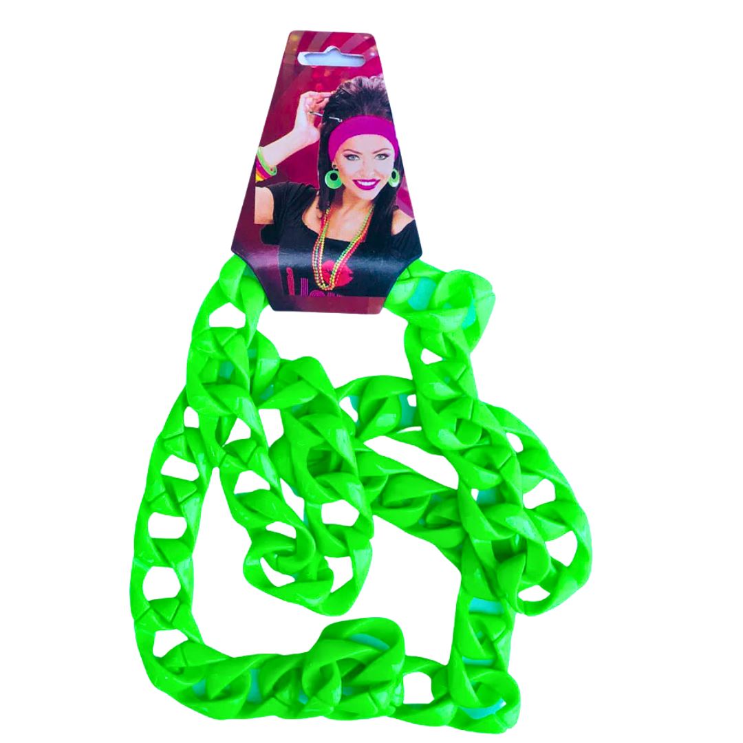 Plastic Necklace Neon - Green