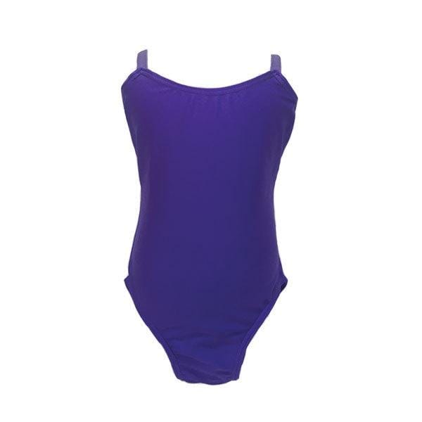 Purple Adjustable Strap Leotard