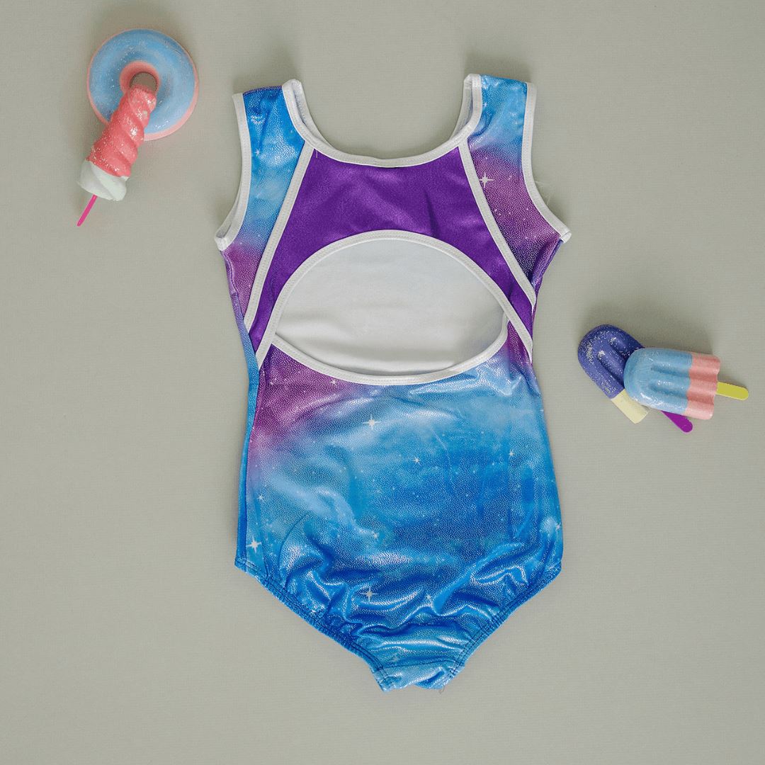 Purple Blue Ombre Leotard