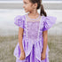 Purple Flower Princess Dress