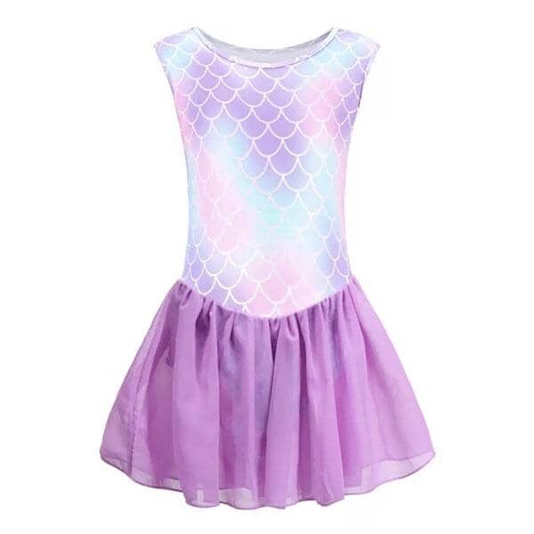 Purple Mermaid Tutu Leotard