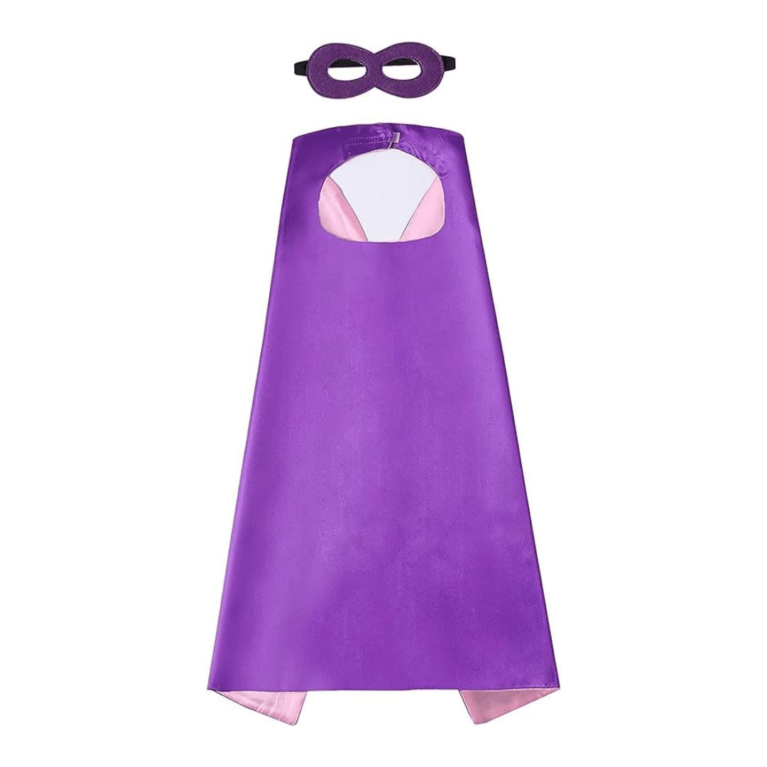 Purple & Pink Cape and Mask