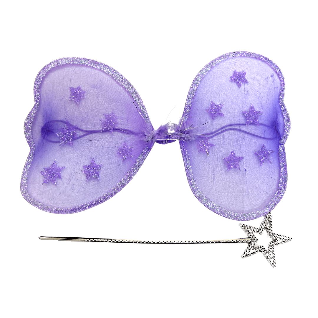 Purple Wing and Wand Set