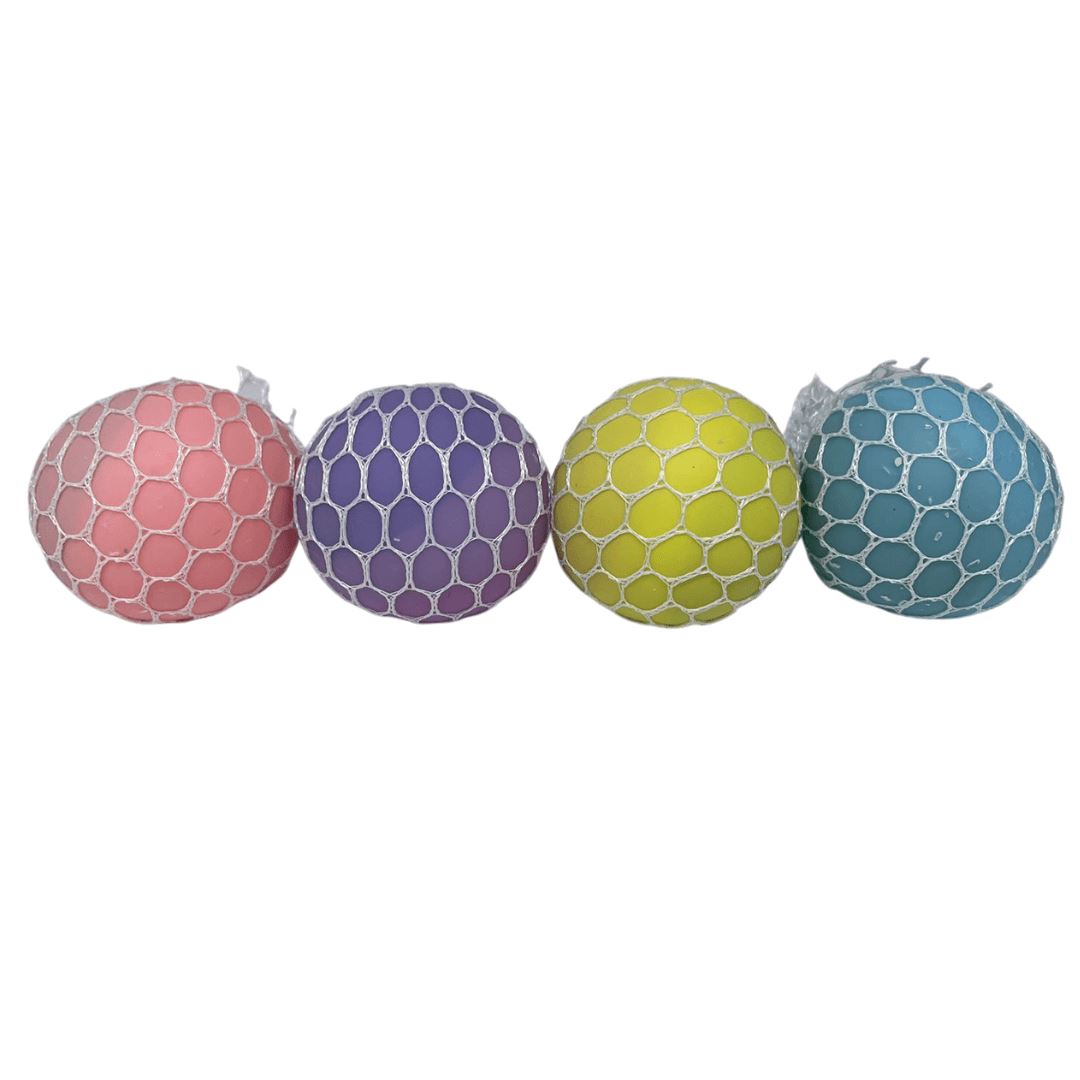 Rainbow Squishy Mesh Ball 1pc