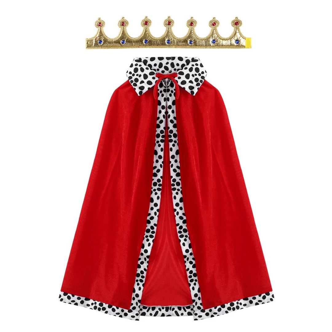 Red King Cape and Crown Set