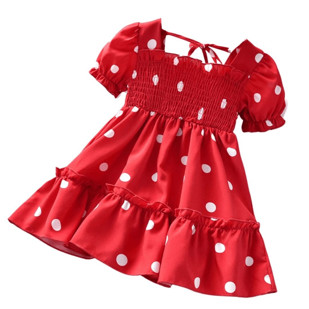 Red Polka Dot Christmas Dress