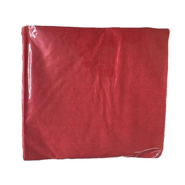 Red Serviettes 20pc