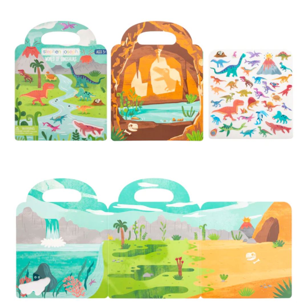 Reusable Sticker Books Dino