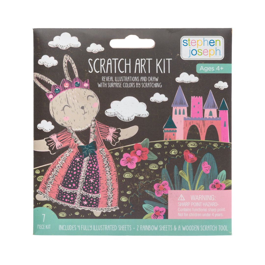 Scratch Art Kit Bunny Cat