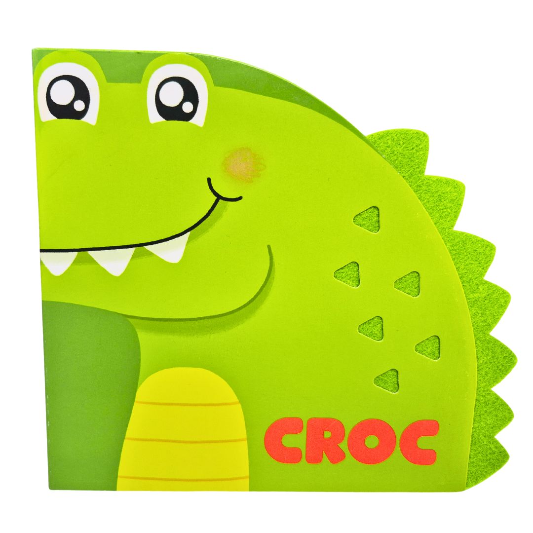 Shape Felt Book - Crocodile