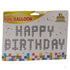 Silver Foil Balloon HBD 13PCS 16"