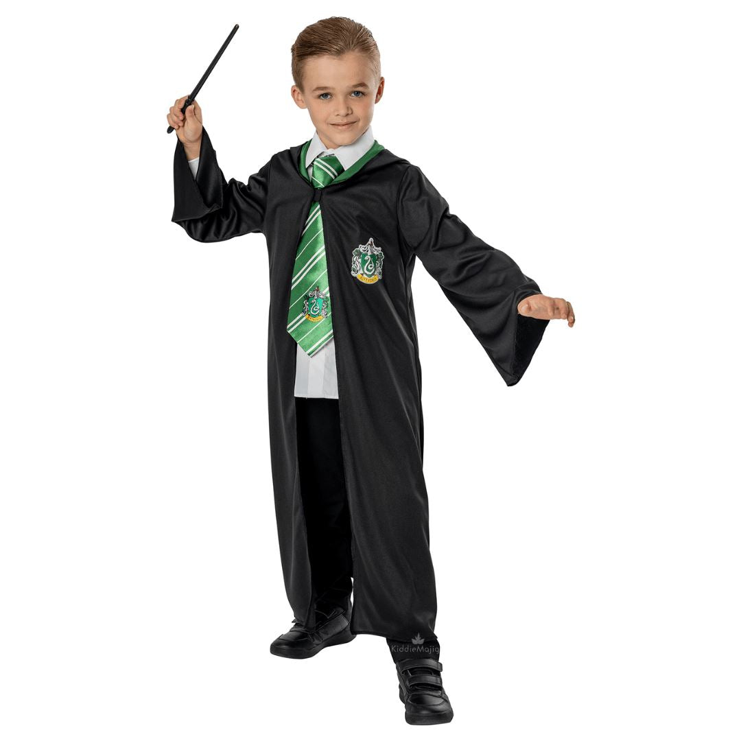 Slytherin Robe with Wand and Tie Age 5-8