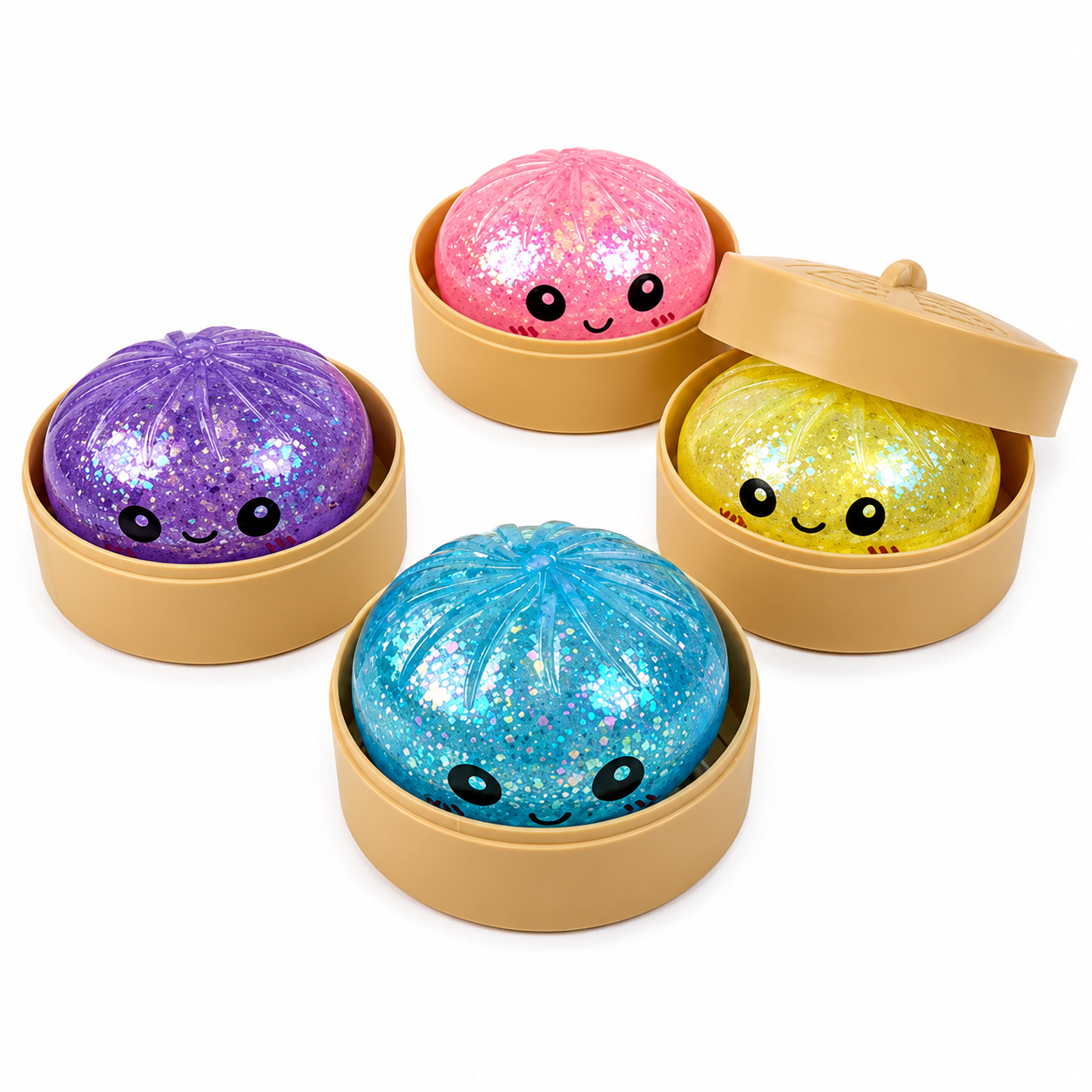 Glitter Dumpling Squishy - Small