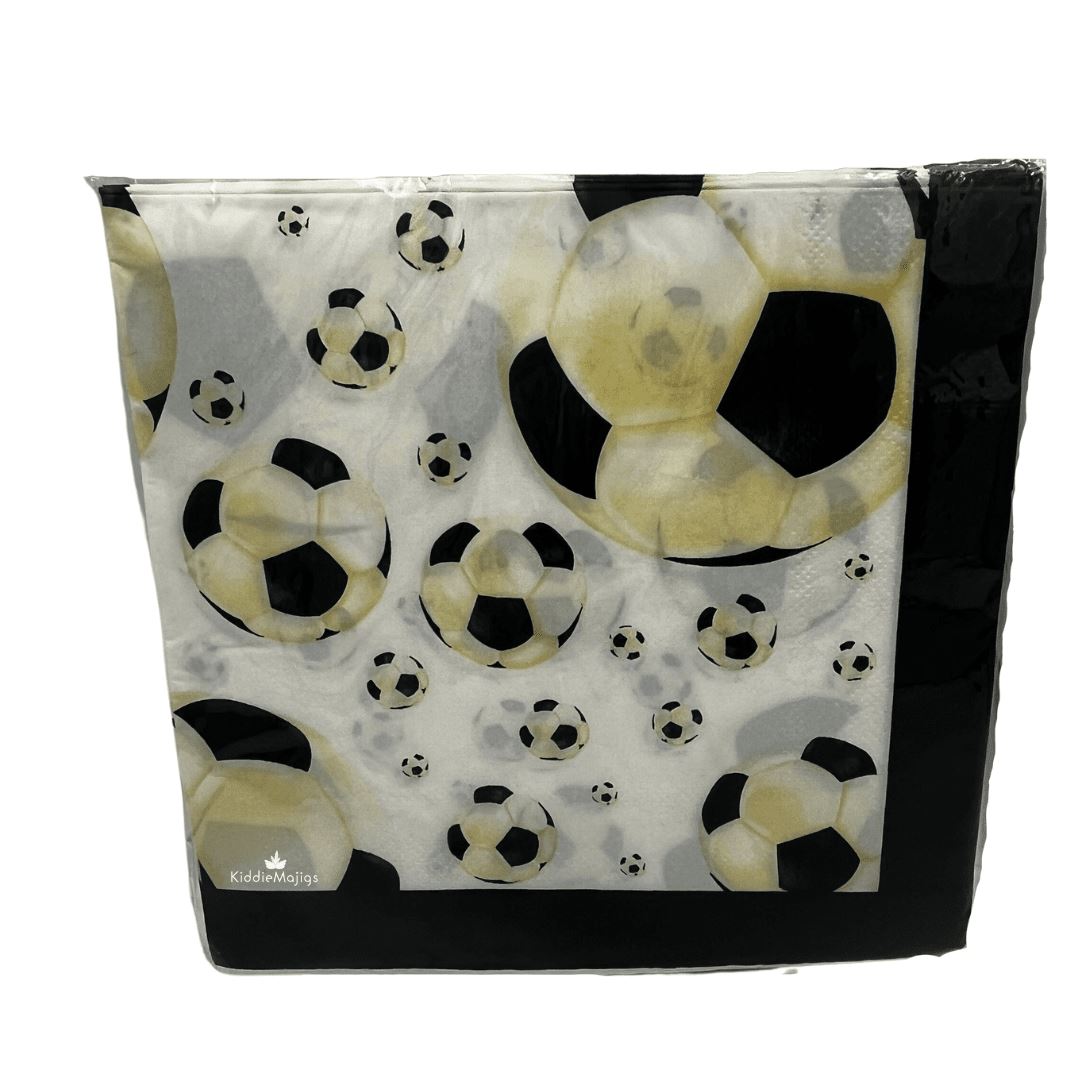 Soccer Ball Serviette 20pc