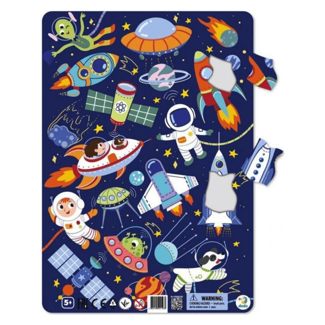 Space Cardboard Frame Puzzle 53pc