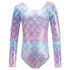 Sparkle Mermaid Long Sleeve Leotard