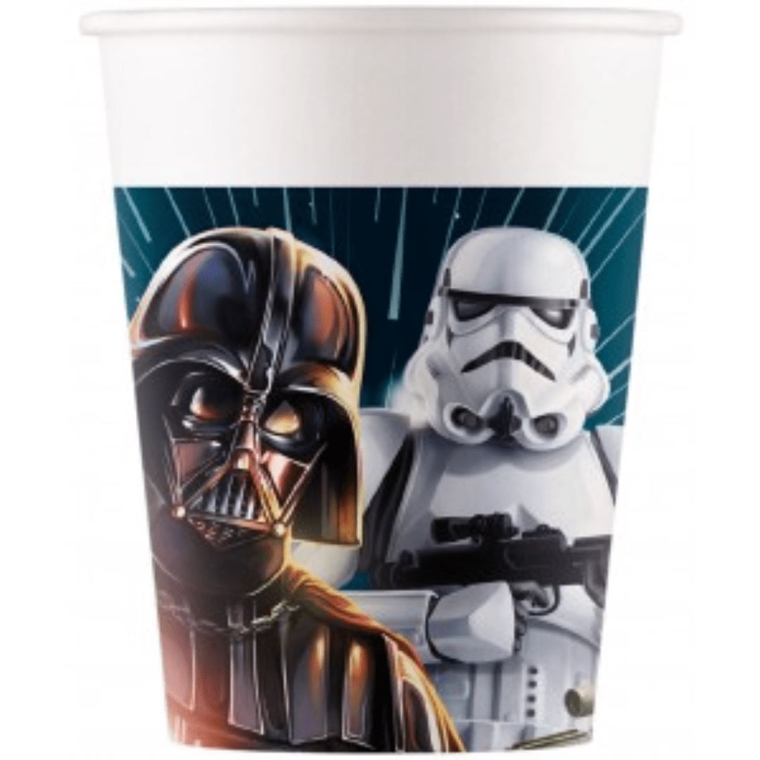 Star Wars Galaxy Paper Cups 200ML 8PC