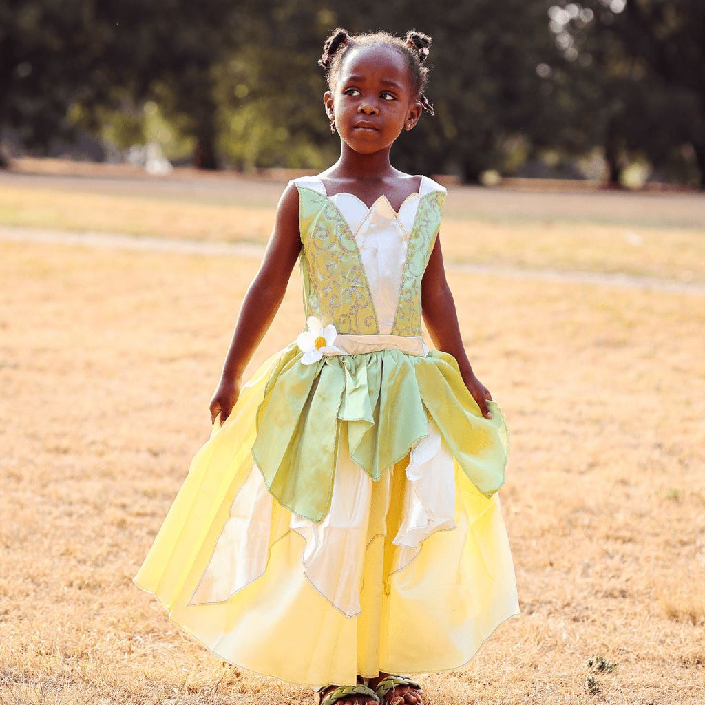 tiana princess dress Tiana Princess Dress – Kiddie Majigs