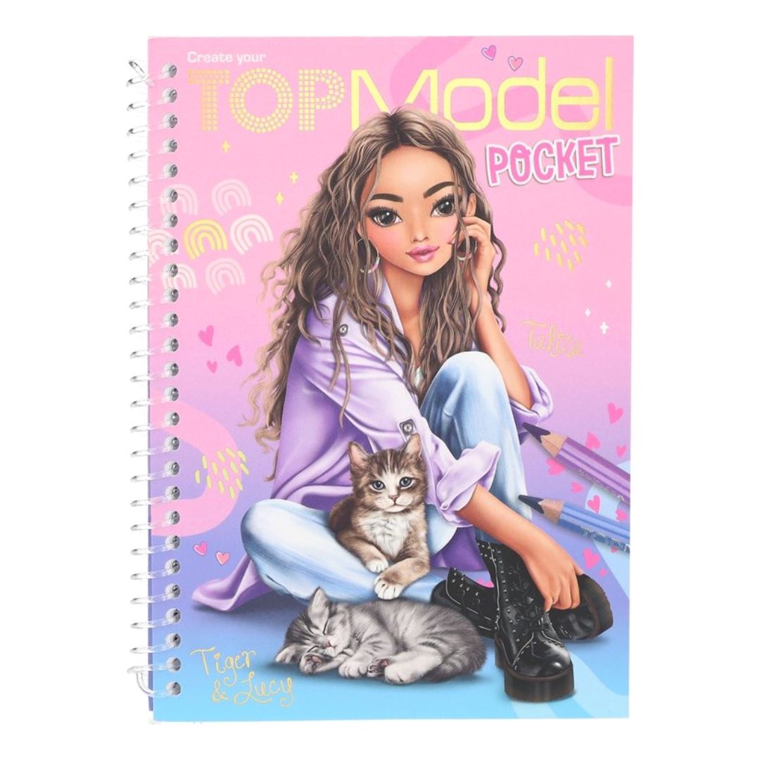 TM Pocket Colouring Book with Stickers