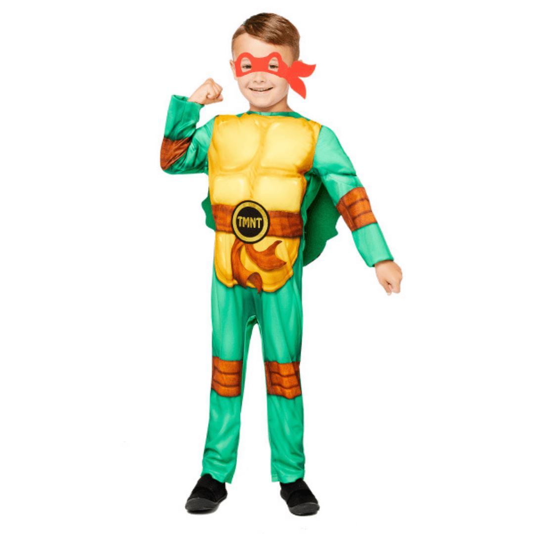 TMNT Child Jumpsuit with 4 different Eye Masks