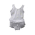 Toddler White Tutu Dress with Bows