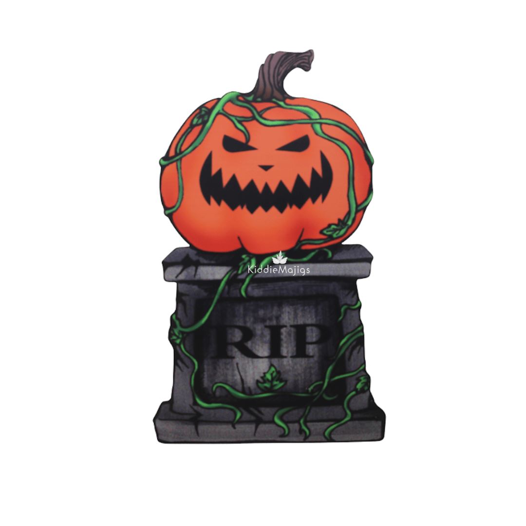 Tombstone Pumpkin RIP Garden Sign