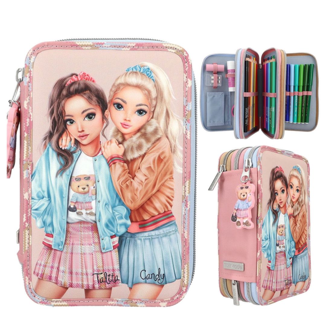 Top Model Triple Filled Pencil case Team Teddy
