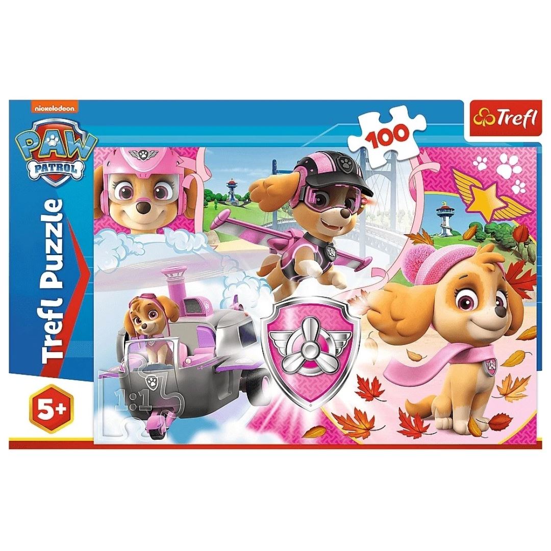 Trefl Puzzle 100PC Skye in Action