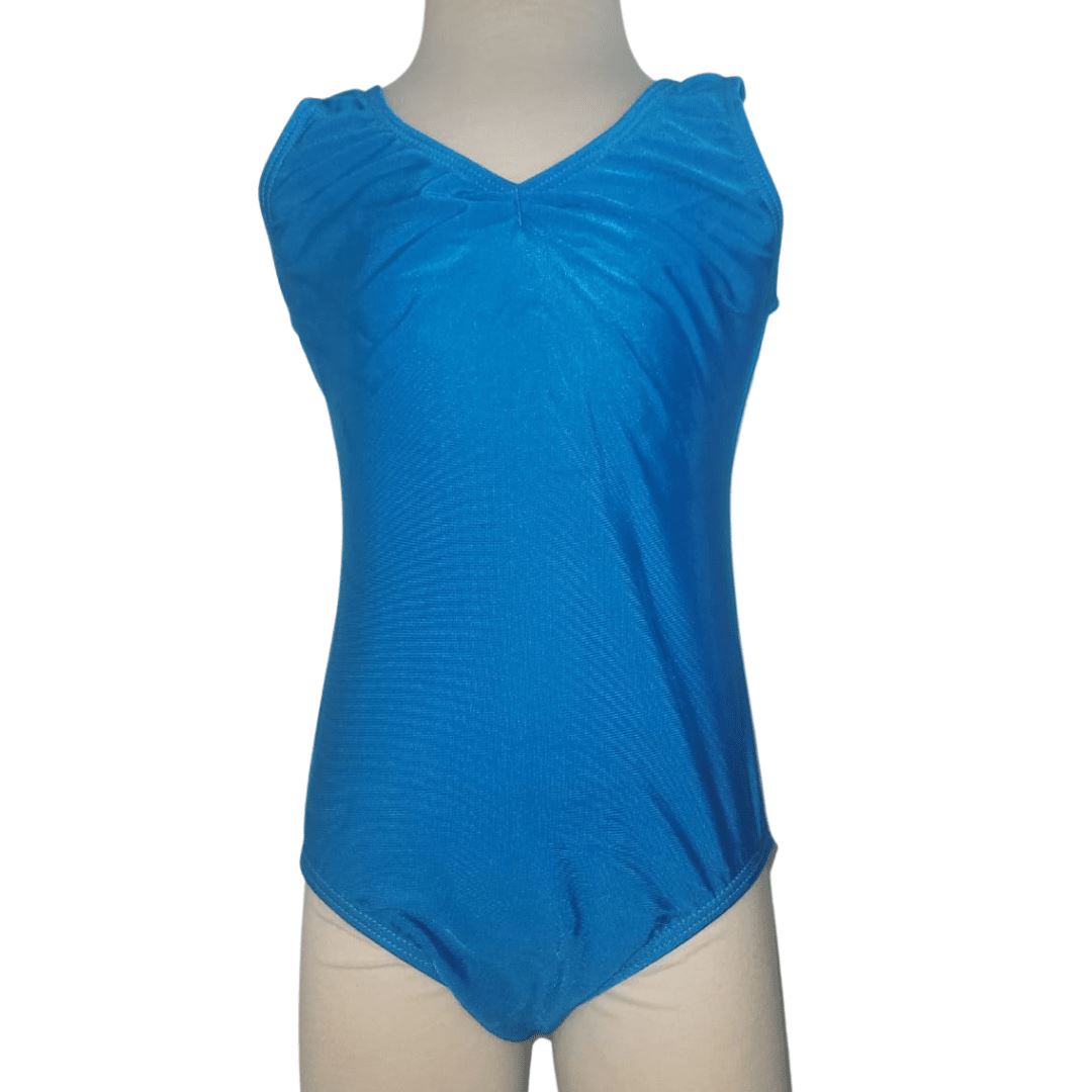 Turquoise RAD Front Gather Leotard