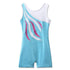 Turquoise Shorts Unitard Leotard