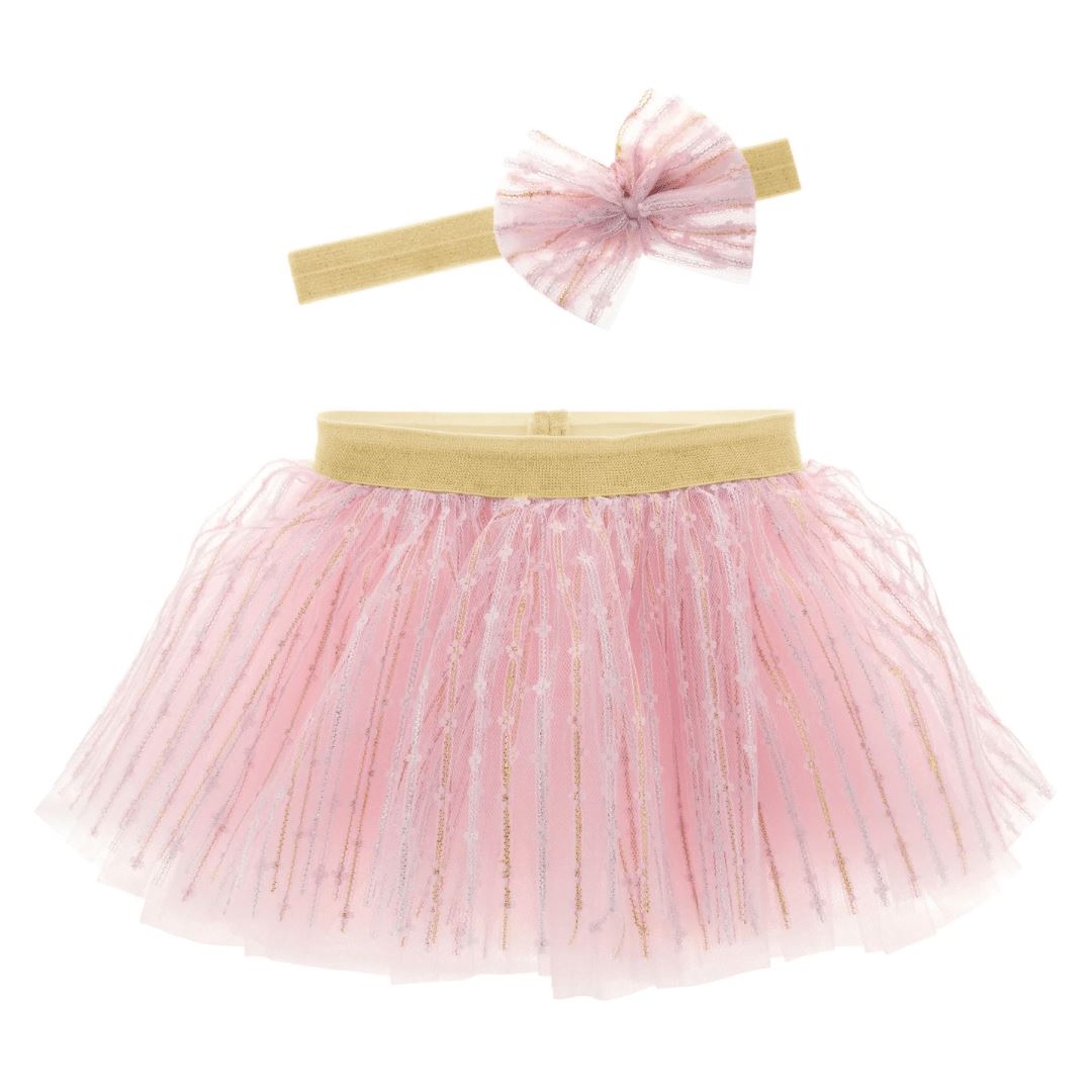 Tutu And Head Band Set Flamingo (Age 2-3)