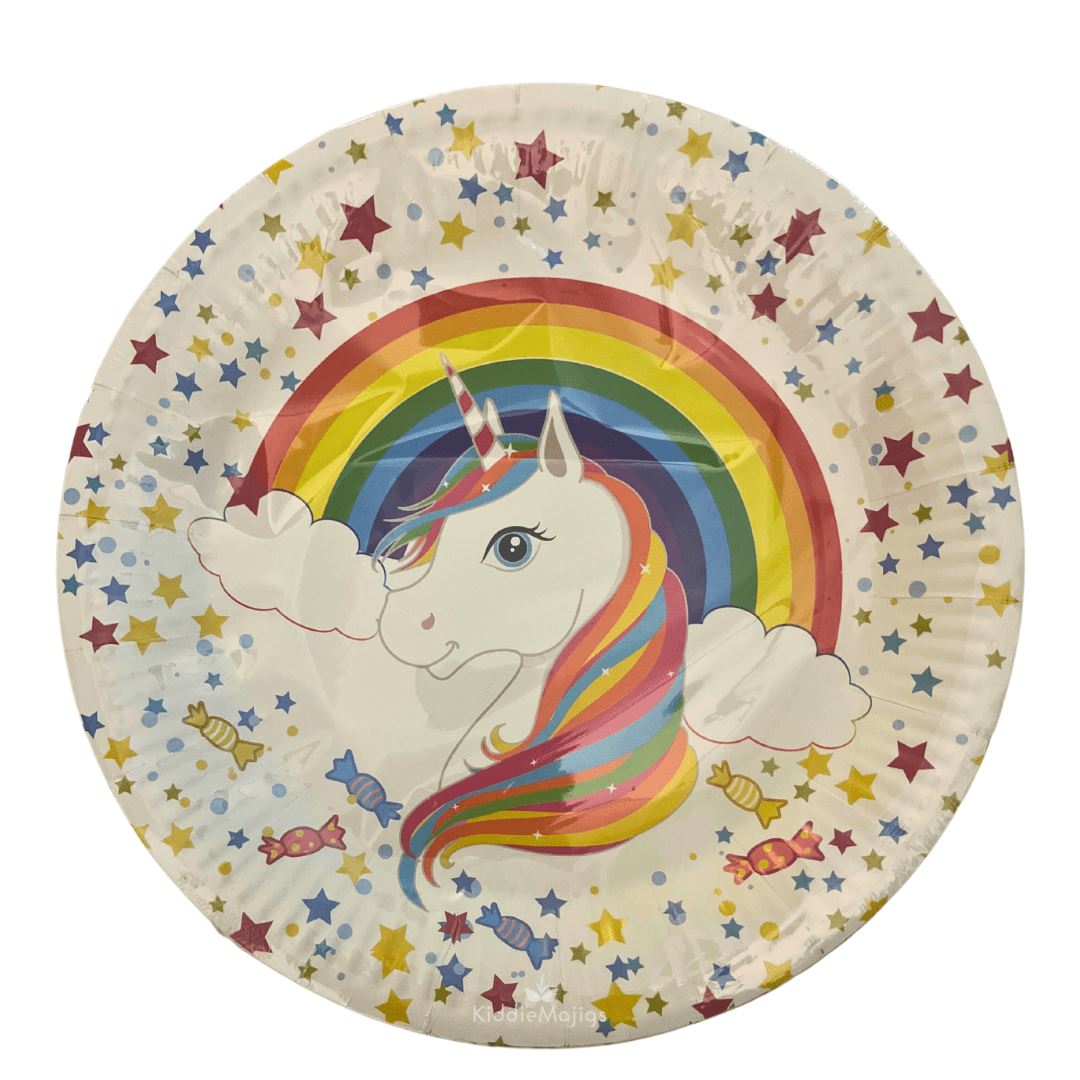 Unicorn Paper Plates 10pc