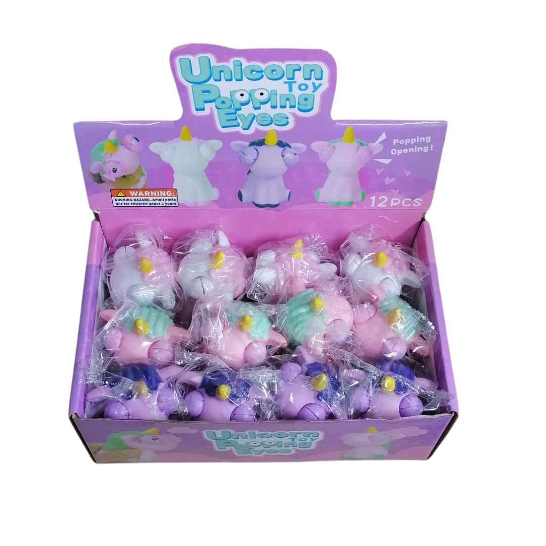 Unicorn Toy Popping Eyes 8cm