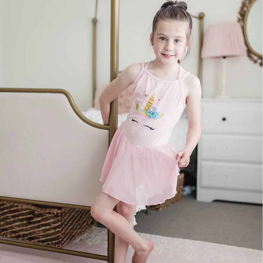 Unicorn Tutu Dress Pink Chiffon