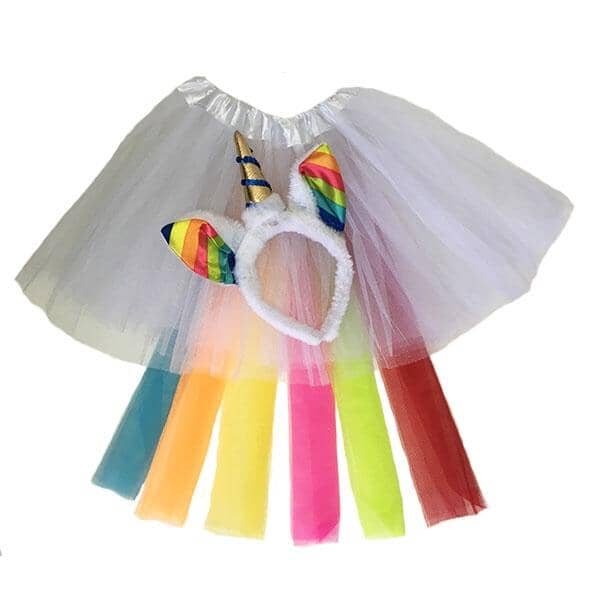 Unicorn Tutu Set White (Age 3-6)