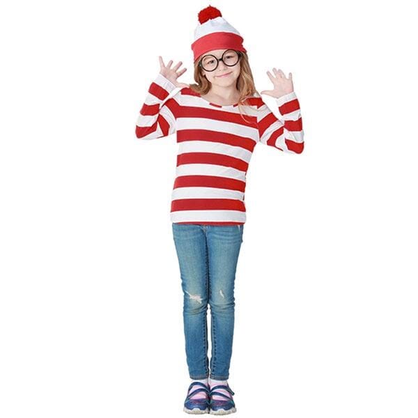 Where's Wally Shirt, Hat & Glasses