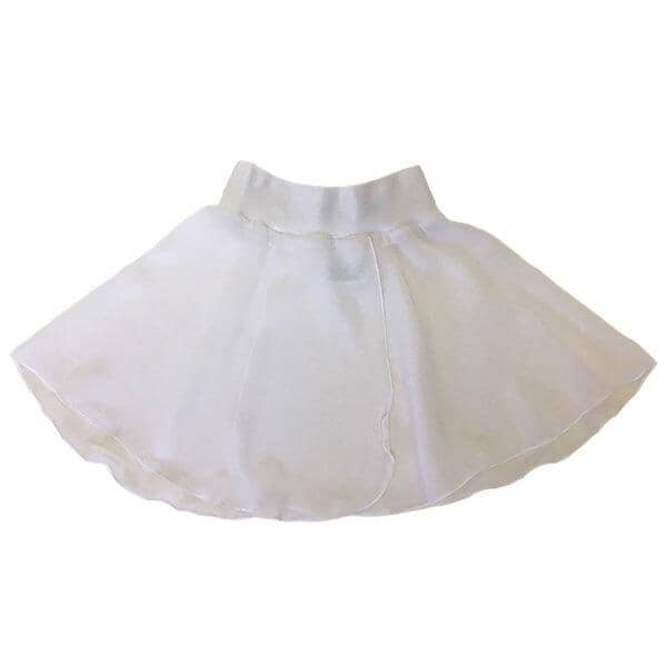 White Chiffon Skirt