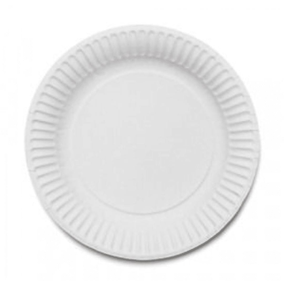 White Paper Plates