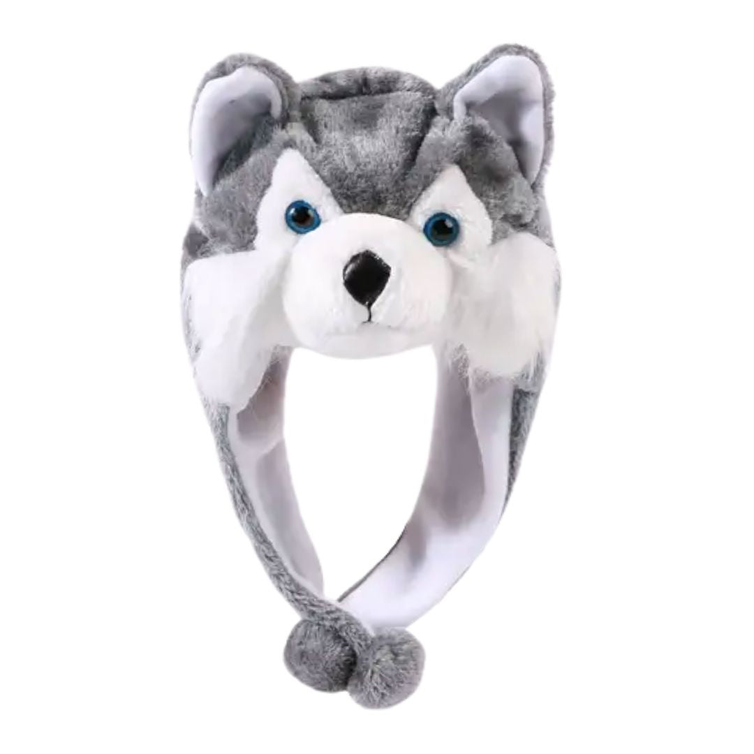 Wolf Earflap Hat