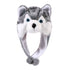 Wolf Earflap Hat