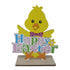 Wooden Deco Happy Easter Chick