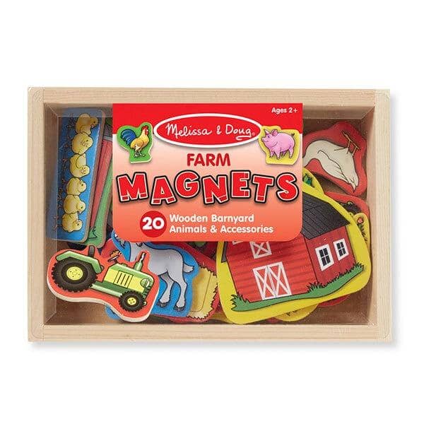 Wooden Farm Magnets
