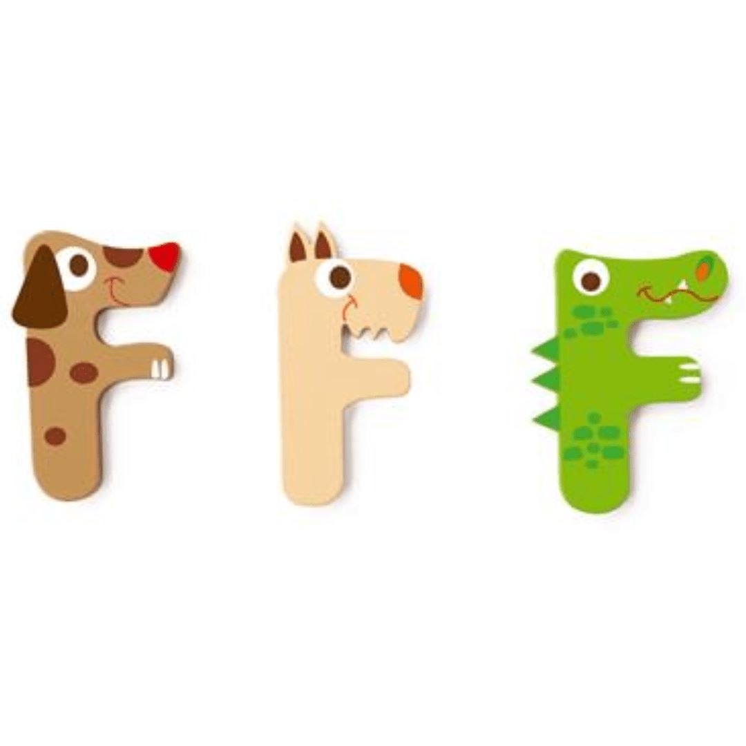 Wooden Letter F