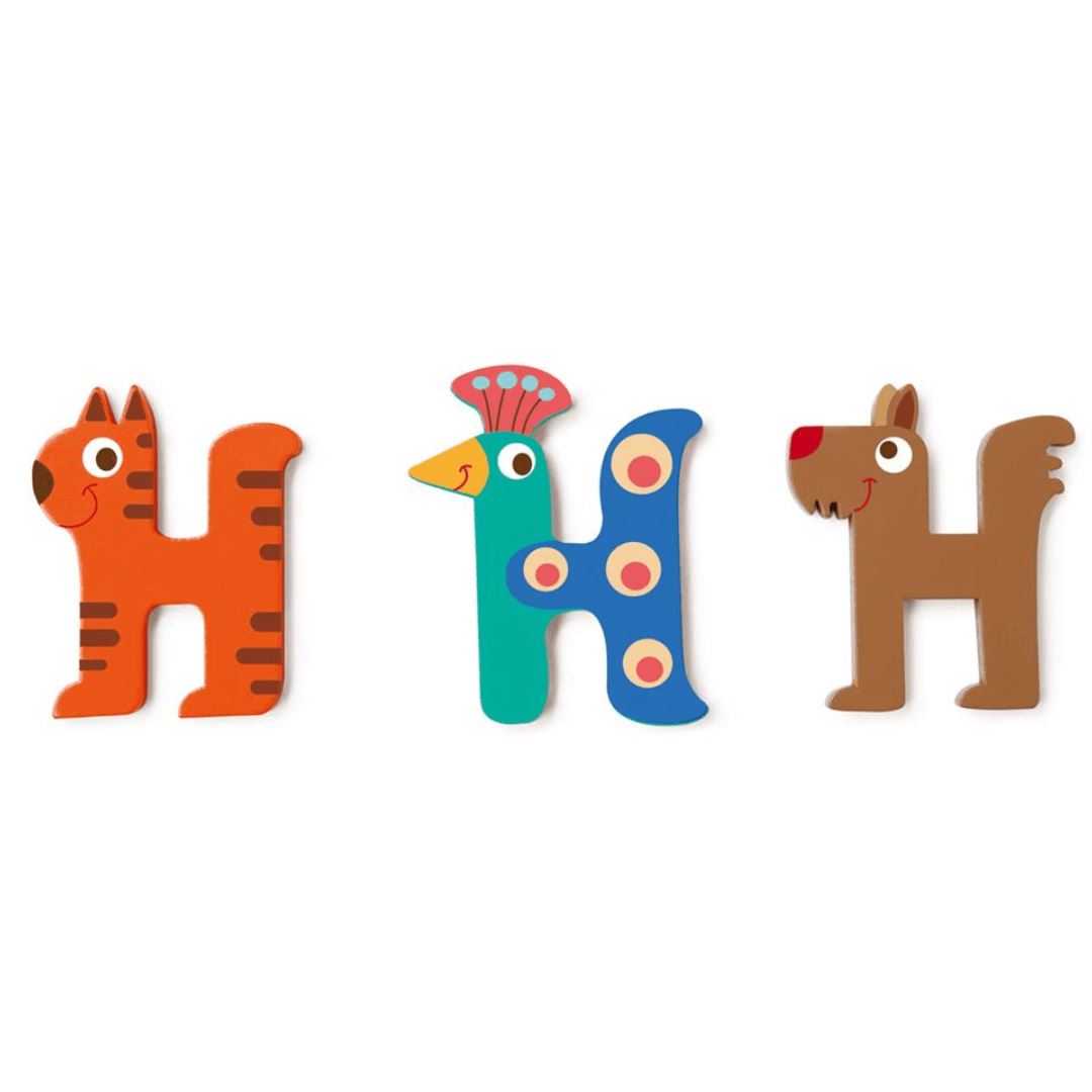 Wooden Letter H