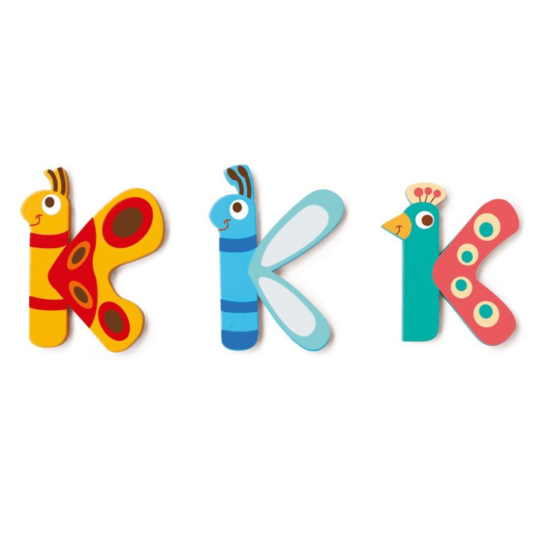 Wooden Letter K