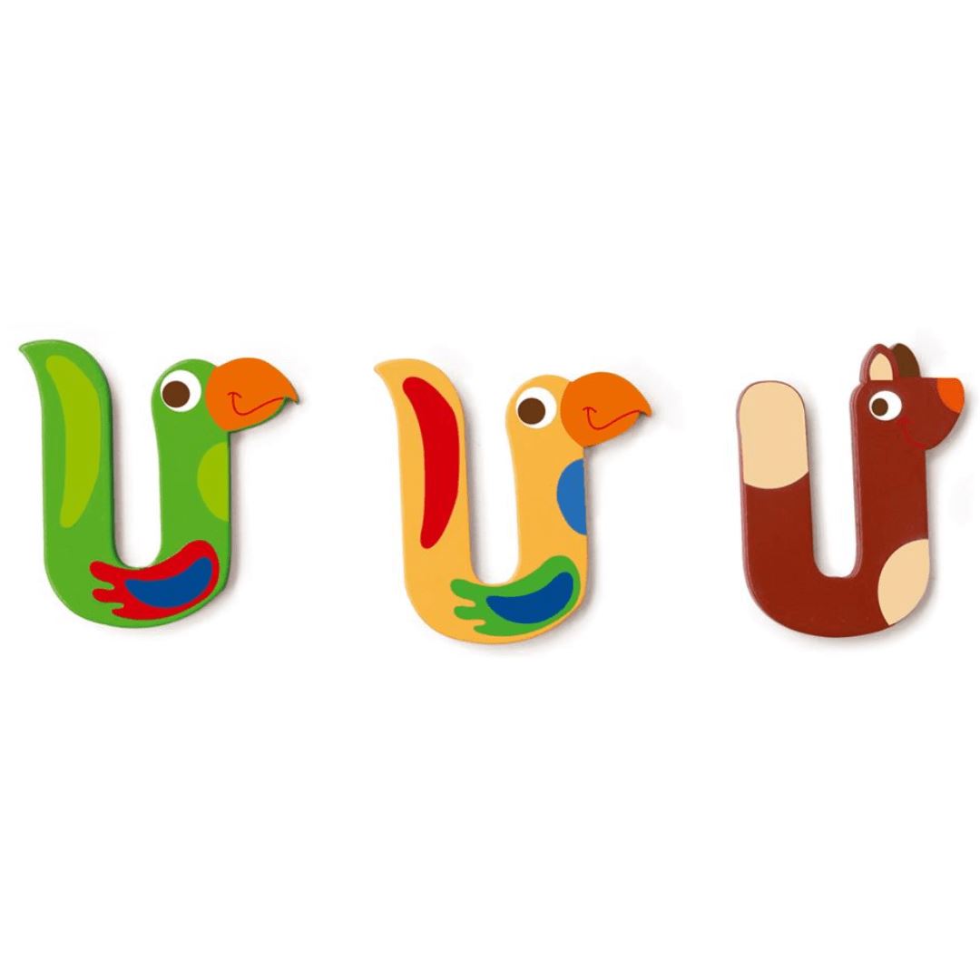 Wooden Letter U