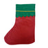 Xmas Stocking Red & Green 20x35cm